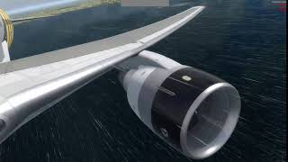 767 CAPTAIN II  dynamic wingengine flex [upl. by Niltyak]