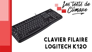 Test dun clavier filaire azerty Logitech K120 [upl. by Bate]