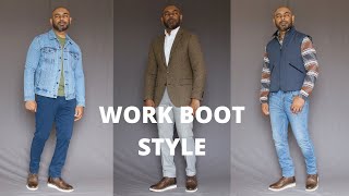 How To Wear And Style Work Boots [upl. by Ynej786]