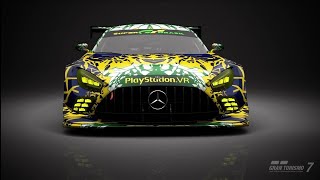 GT7 VR2 DailyRaceC trying the Merc AMG GT3 livery by Indian Stig [upl. by Kopaz480]