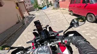 Crf1000 AT ile Dereliye sürüş  Riding to Dereli with Africa Twin [upl. by Sheffy]