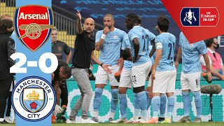 HIGHLIGHTS  ARSENAL 20 MAN CITY  FA CUP SEMIFINAL [upl. by Eetsirhc]