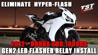 How to  20122016 CBR 1000RR LED Flasher Relay Installation by TST Industries [upl. by Bedell]