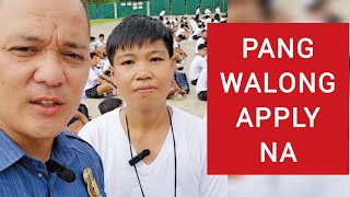 PNP RECRUITMENT PANG WALONG APPLY [upl. by Celene818]