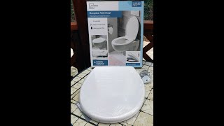 Lidl Loo Duroplast Toilet Seat Livarno DIY Swap How to replace toilet seat [upl. by Tiffie]