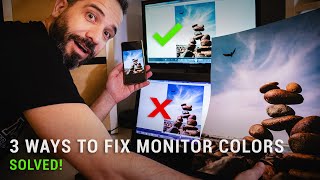 How To Calibrate Your Monitor To Edit Photos amp Videos  Monitor Calibration Without Hardware [upl. by Jesher]