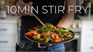 FAST Vegetable Stir Fry  EASY Chinese Veggies Recipe [upl. by Ul]