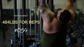 551 POUND BENCH  UPPER BODY DAY  054 [upl. by Marysa]