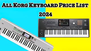 Korg Keyboard Price List 2024  Best Korg keyboard From 30000 To 15 Lakh  India [upl. by Shuler]