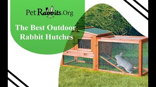 Best Outdoor Rabbit Hutches  Petrabbitsorg [upl. by Jilly]