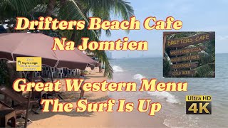 Cheapest Breakfast In Jomtien Pattaya  Last Day With Aussie Couple At A Great Beach Bar Location [upl. by Dronski]