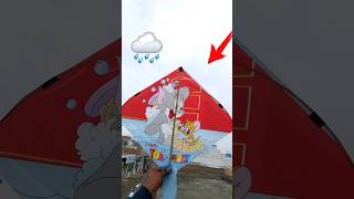 FLY A WATER PROOF KITE IN RAIN 😍 shorts pkcrazyexperiments [upl. by Ijar697]