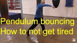 Boxing Pendulum bouncing How to not get tired [upl. by Edme]