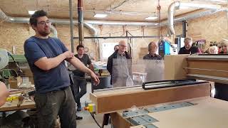 Essais dune CNC bois avec le FabLab UtoPi en visite à Montceau Les Mines [upl. by Syxela]