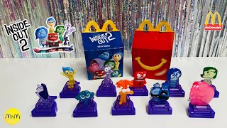 Inside Out 2 Happy Meal Collection from McDonald’s 💛💜🩵 Full Set of 10 May 2024 [upl. by Leo]