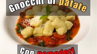 How to make potato gnocchi with fresh tomato sauce [upl. by Enitsirt]