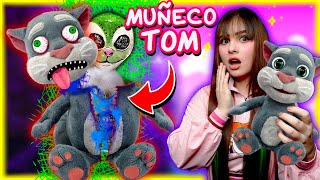 🚫 ABRO MUÑECO TALKING TOM ATERRADOR 🔪😱 Le quite la cara y el cuerpo y es HORRIBLE 😭 [upl. by Naeruat]