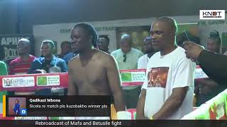 Mafa Bavuma vs betusile Mcinga boxing match [upl. by Fania]