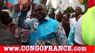 Felix TSHISEKEDI De RETOUR à KINSHASA FIN MANDAT DE JOSEPH KABILA le peuple reclame son départ [upl. by Schaeffer]