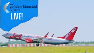 Stansted Airport  LIVE  Plane Spotting [upl. by Weight]