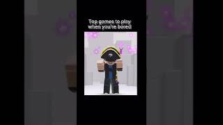 Top Roblox games to play when your bored [upl. by Hctud]