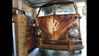 1962 Volkswagen Bus VW Type 2  RESTORATION ITS ALIVE VW Panelvan VW Kombi VW Bus [upl. by Leal]