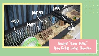 Budget quotBasic Setupquot Ikea Detolf Untuk Hamster [upl. by Oibesue]