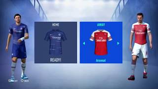 FIFA 19 PS3 GAMEPLAY CHELSEA VS ARSENAL [upl. by Alidia]