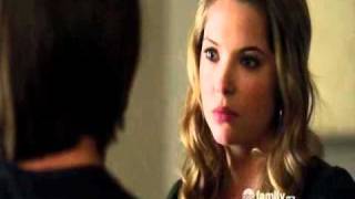 Pretty Little Liars 1x18 HannaampCaleb first kiss sub ITA [upl. by Merrie660]