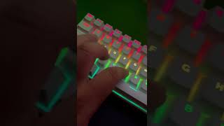 this is the best wireless gaming keyboard reddragon gaming asmr keyboard shorts [upl. by Esiuqram]