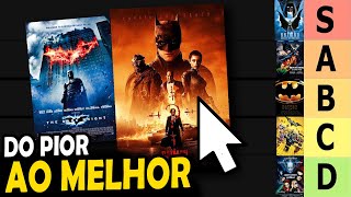 RANKEANDO TODOS FILMES DO BATMAN  DO PIOR AO MELHOR [upl. by Calmas574]