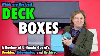 MTG Best Deck Boxes 20  Ultimate Guard Boulder Sidewinder and Archive [upl. by Armanda]