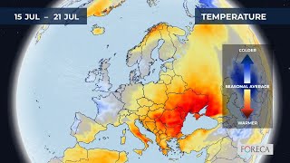 Monthly temperature forecast for Europe 1472024 [upl. by Nwahsar]