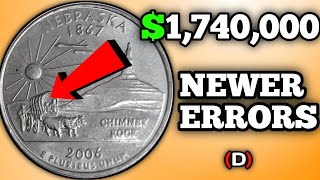 NEWER ERROR QUARTERS WORTH MONEY  COINS WORTH MONEY  RARE COINS [upl. by Malachy]