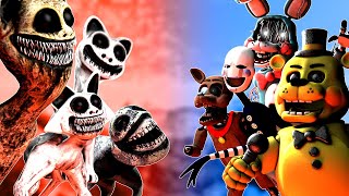 SFM FNaF FNAF Hoaxes vs Zoonomaly Monsters [upl. by Yesiad]