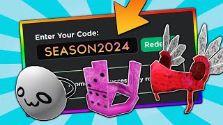 12 NEW CODES ALL JUNE 2024 Roblox Promo Codes For ROBLOX FREE Items and FREE Hats 2024 WORKING [upl. by Enegue]