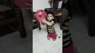 Cute baby playing ball ytshorts shorts viral [upl. by Airdnaz861]