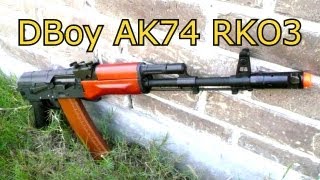 DBoys AK Review AK74 RK03 Airsoft Gun Review [upl. by Duffie]