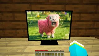 Watching the Minecraft Movie Trailer in Minecraft [upl. by Eirehc]