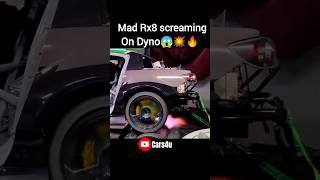 Wild Rx8 on Dyno😱🤯💥mazda rx8 brutal mazdarx8 dyno tuned [upl. by Iatnahs643]