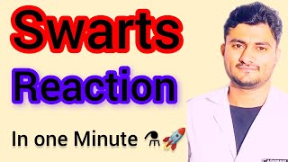 Swarts Reaction in One minute special for boards exam organic Chemistry by Ashwani SSS abc 1k 3g [upl. by Mendie]