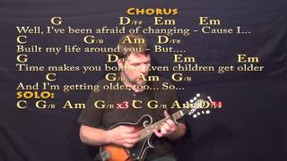 Landslide Fleetwood Mac Mandolin Cover Lesson with ChordsLyrics  Capo 3rd [upl. by Mccollum]