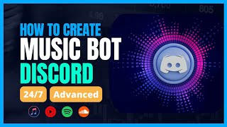 HOW TO CREATE A DISCORD MUSIC BOT 2024  FULL GUIDE  FREE HOSTING [upl. by Vonny]