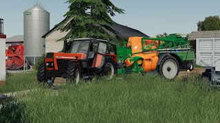 Farming Simulator 19 O dwóch takich co odeszli z PGRu Odc5  OpryskiUrsus 1214 Amazone 5200 [upl. by Zalucki]