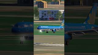 Vietnam Airlines Landing at Tan Son Nhat International Airport [upl. by Cirle]