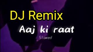 Aaj ki Raat Husain ka maja DJ Remix song stree 2 movie song Aaj ki Raat dj remix songs [upl. by Verine55]