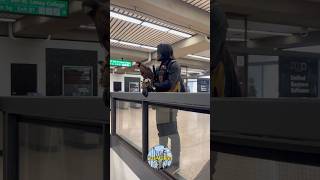 Harris Hawk at Oakland BART🚆😳 shorts [upl. by Adnuahsor940]