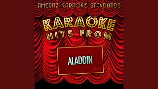 Arabian Nights Karaoke Version [upl. by Kirstin]