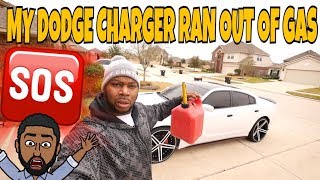 WHAT HAPPENS WHEN A DODGE CHARGER RUN OUT OF GAS [upl. by Ydisac]