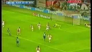 Gol de Calvo a Ajax Boca 1Ajax 0 310705 [upl. by Schulman]